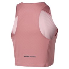 Mizuno Tech Light Crop Top – Dámské běžecké triko – Růžová