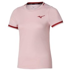 Mizuno Stargazer Tee – Dámské tenisové triko – Růžová