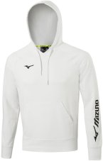 Mizuno Terry Hoodie – Pánská sportovní mikina – Bílá