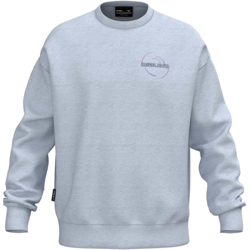 Mizuno Athletic Crew Neck – Pánská sportovní mikina – Šedá