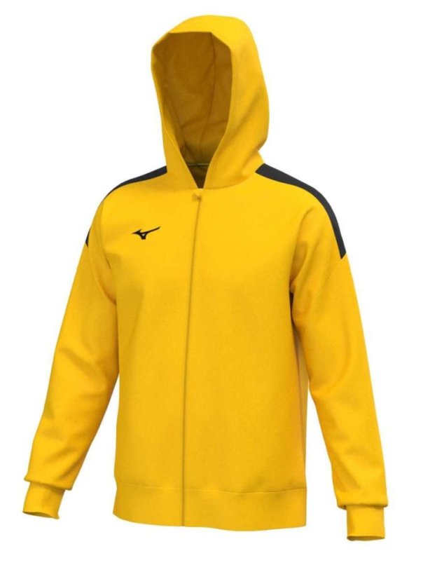 Mizuno MZNRB Track Jacket – Pánská lehká sportovní bunda – Žlutá - Velikost: S