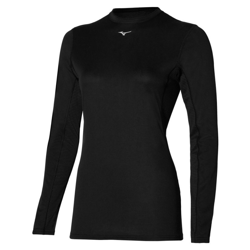 Mizuno Mid Weight-L Crew – Dámské termotriko – Černá