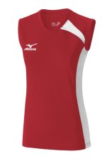 Mizuno Trad Sleeveless – Dámské sportovní tílko – Červená