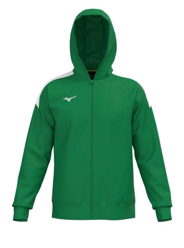 Mizuno MZNRB Track Jacket – Pánská lehká sportovní bunda – Zelená - Velikost: L