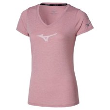 Mizuno Core Runbird Tee – Dámské běžecké triko – Růžová