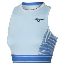 Mizuno Stargazer Crop Top – Dámské tenisové tílko – Modrá