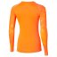 Mizuno Virtual Body G5 Crew Neck – Dámské termotriko – Oranžová