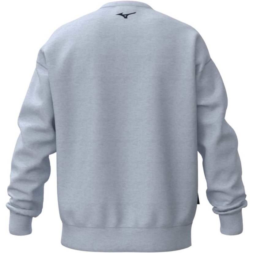 Mizuno Athletic Crew Neck – Pánská sportovní mikina – Šedá