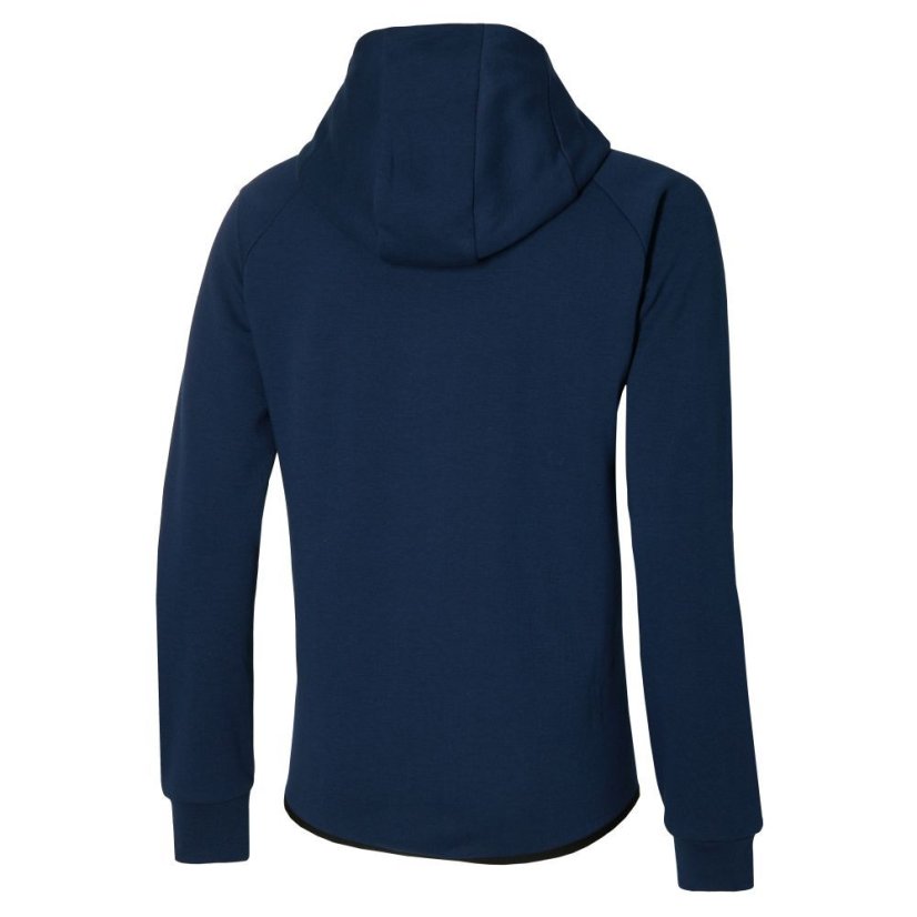 Mizuno Athlete Hoody – Dámská sportovní mikina – Modrá - Velikost: S