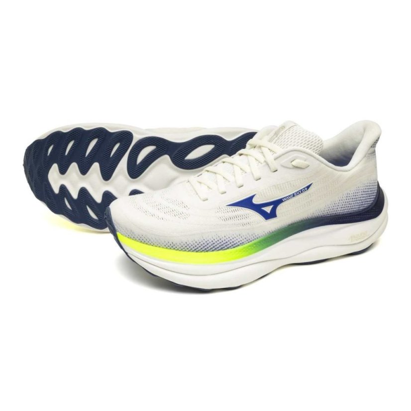 Mizuno Wave Sky 9 – Pánská silniční běžecká obuv – Bílá - Velikost: EUR 42