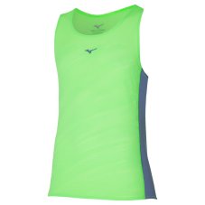 Mizuno Aero Tank – Pánské běžecké tílko – Zelená