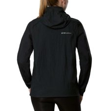 Mizuno Tech Light Hooded Jacket – Dámská běžecká bunda – Černá