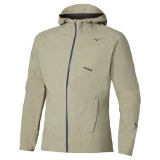 Mizuno Trail Waterproof 20K Hooded Jacket – Pánská nepromokavá běžecká bunda – Hnědá