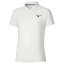 Mizuno Stargazer Shadow Polo – Pánské tenisové triko – Bílá