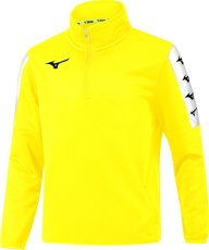 Mizuno Nara Interlock Training Top – Juniorská sportovní mikina – Žlutá