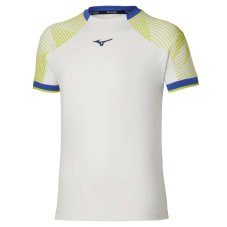 Mizuno Stargazer Shadow Tee – Pánské tenisové triko – Bílá