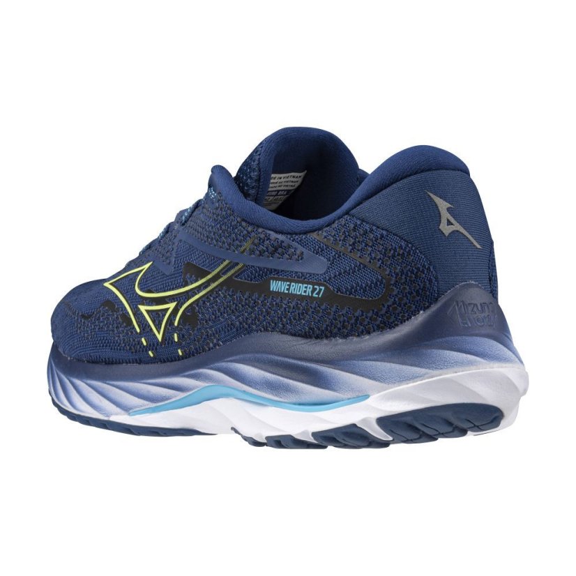 Mizuno Wave Rider 27 – Pánská silniční běžecká obuv – Modrá