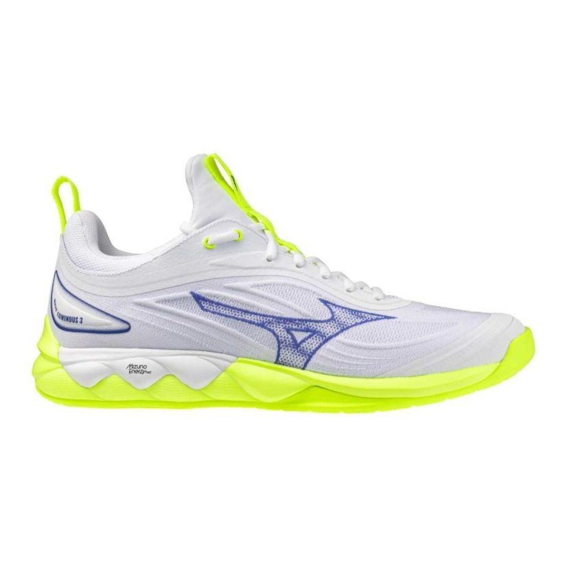Mizuno Wave Luminous 3 – Unisex volejbalová obuv – Bílo-žlutá - Velikost: EUR 42.5