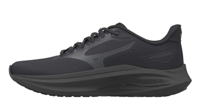 Mizuno Wave Inspire 22 – Pánská silniční běžecká obuv – Černá - Velikost: EUR 40.5