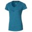 Mizuno Core Runbird Tee – Dámské běžecké triko – Modro-zelená