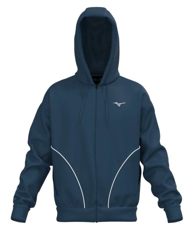 Mizuno Athletics Sweat Jacket – Pánská sportovní mikina – Modrá
