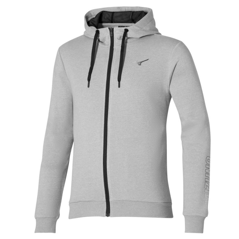 Mizuno RB Sweat Jacket – Pánská sportovní mikina – Šedá