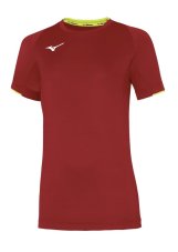 Mizuno Core Short Sleeve Tee – Juniorské sportovní triko – Červená