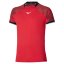 Mizuno Stargazer Shadow Tee – Pánské tenisové triko – Červená