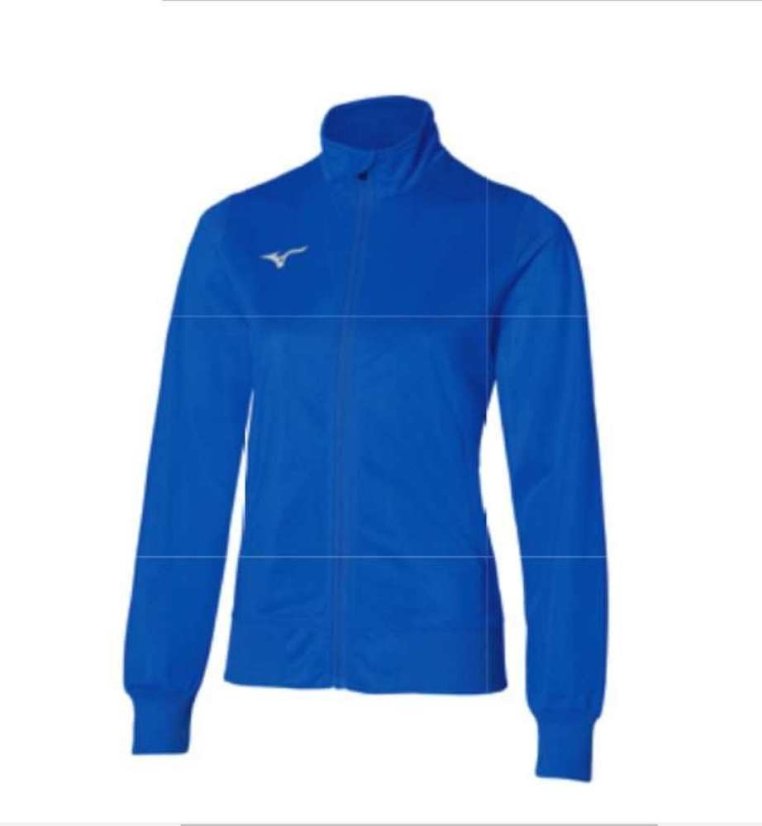 Mizuno Core TR Jacket – Dámská lehká sportovní bunda – Modrá - Velikost: XS