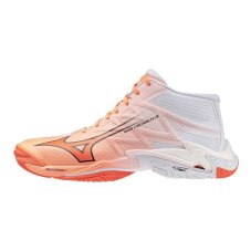 Mizuno Wave Lightning Elite Mid – Unisex volejbalová obuv – Korálová