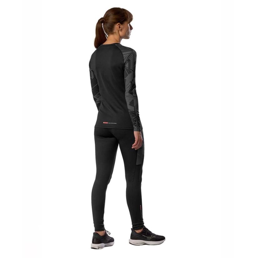 Mizuno Virtual Body G5 Crew Neck – Dámské termotriko – Černá