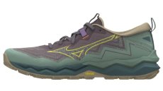 Mizuno Wave Daichi 9 – Dámská trailová běžecká obuv – Hnědo-zelená