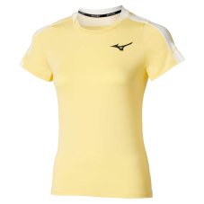 Mizuno Daybreakers Printed Tee – Dámské tenisové triko – Žlutá