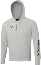 Mizuno Terry Hoodie Jr – Juniorská sportovní mikina – Šedá