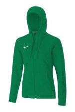 Mizuno Sweat FZ Hoodie – Dámská sportovní mikina – Zelená