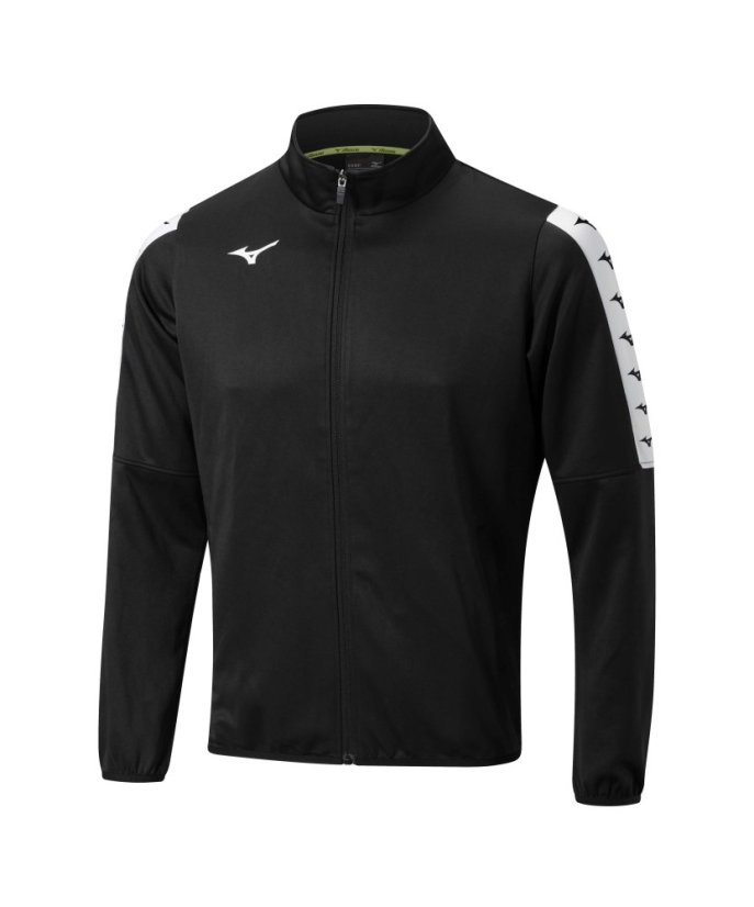 Mizuno Nara Interlock Track Jacket – Pánská lehká sportovní bunda – Černá - Velikost: L