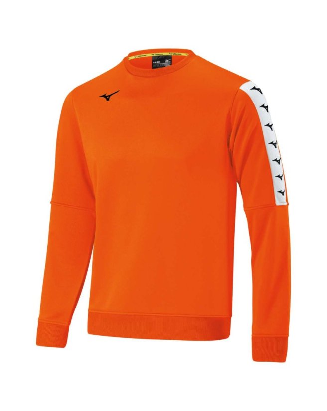 Mizuno Nara Training Sweat – Juniorská sportovní mikina – Oranžová - Velikost: 152