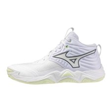 Mizuno Wave Momentum Elite Mid – Dámská volejbalová obuv – Bílá