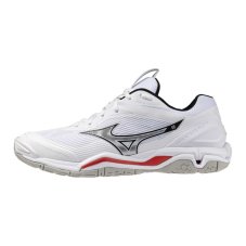 Mizuno Wave Stealth 6 – Unisex halová obuv – Bílá