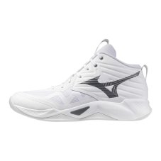 Mizuno Wave Momentum Pro Mid – Unisex volejbalová obuv – Bílá