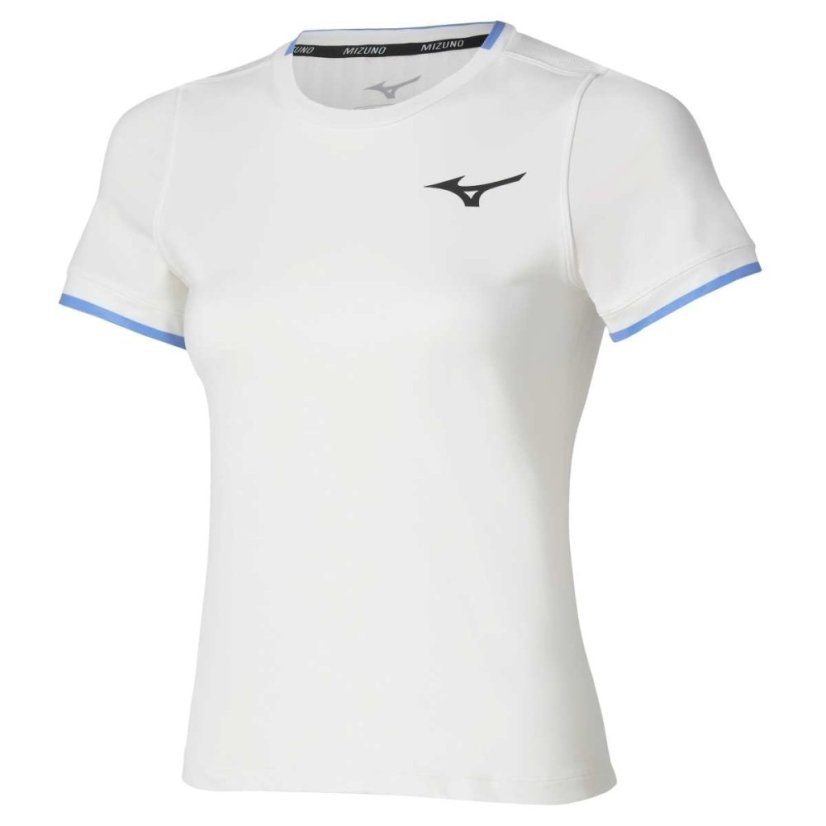 Mizuno Stargazer Tee – Dámské tenisové triko – Bílá