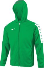 Mizuno Nara Interlock Track Jacket – Juniorská lehká sportovní bunda – Zelená