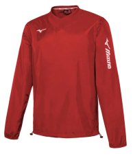 Mizuno Trad Rain Jacket – Pánská voděodolná sportovní bunda – Červená