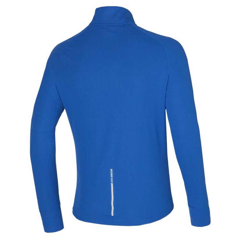 Mizuno Hybrid LS HZ – Pánská funkční mikina – Modrá