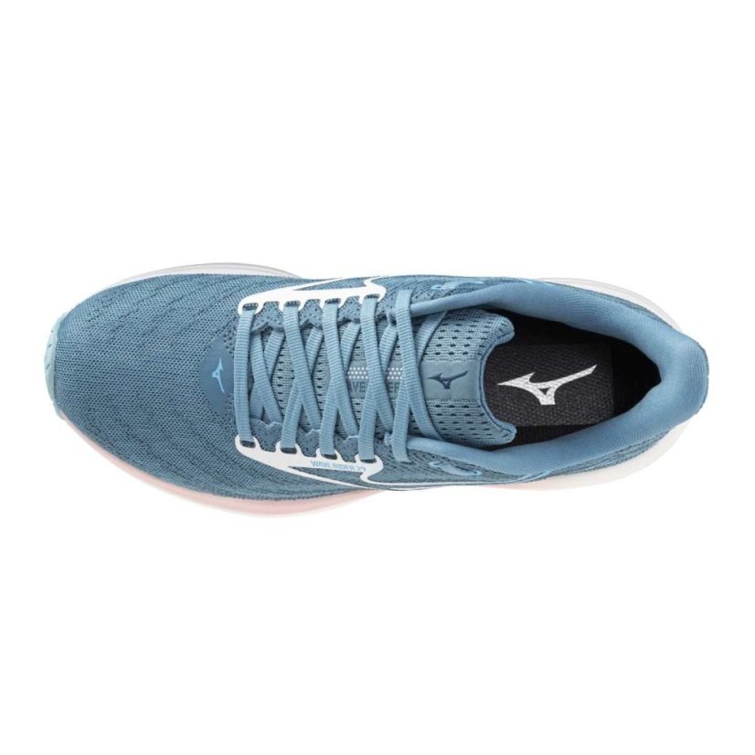 Mizuno Wave Rider 29 – Dámská silniční běžecká obuv – Modro-zelená