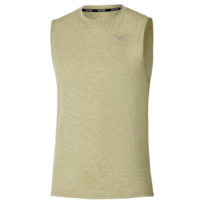 Mizuno Core Impulse Sleeveless – Pánské běžecké tílko – Béžová - Velikost: XL