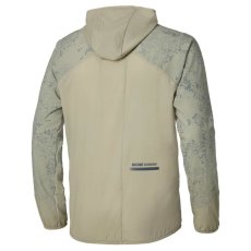 Mizuno Active Alpha Hooded Jacket – Pánská běžecká bunda – Hnědá
