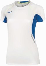 Mizuno Premium JPN Tee – Dámské běžecké triko – Bílá