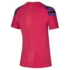 Mizuno Shadow Tee – Pánské tenisové triko – Červená