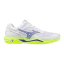 Mizuno Wave Phantom 3 – Unisex halová obuv – Bílo-žlutá - Velikost: EUR 44.5